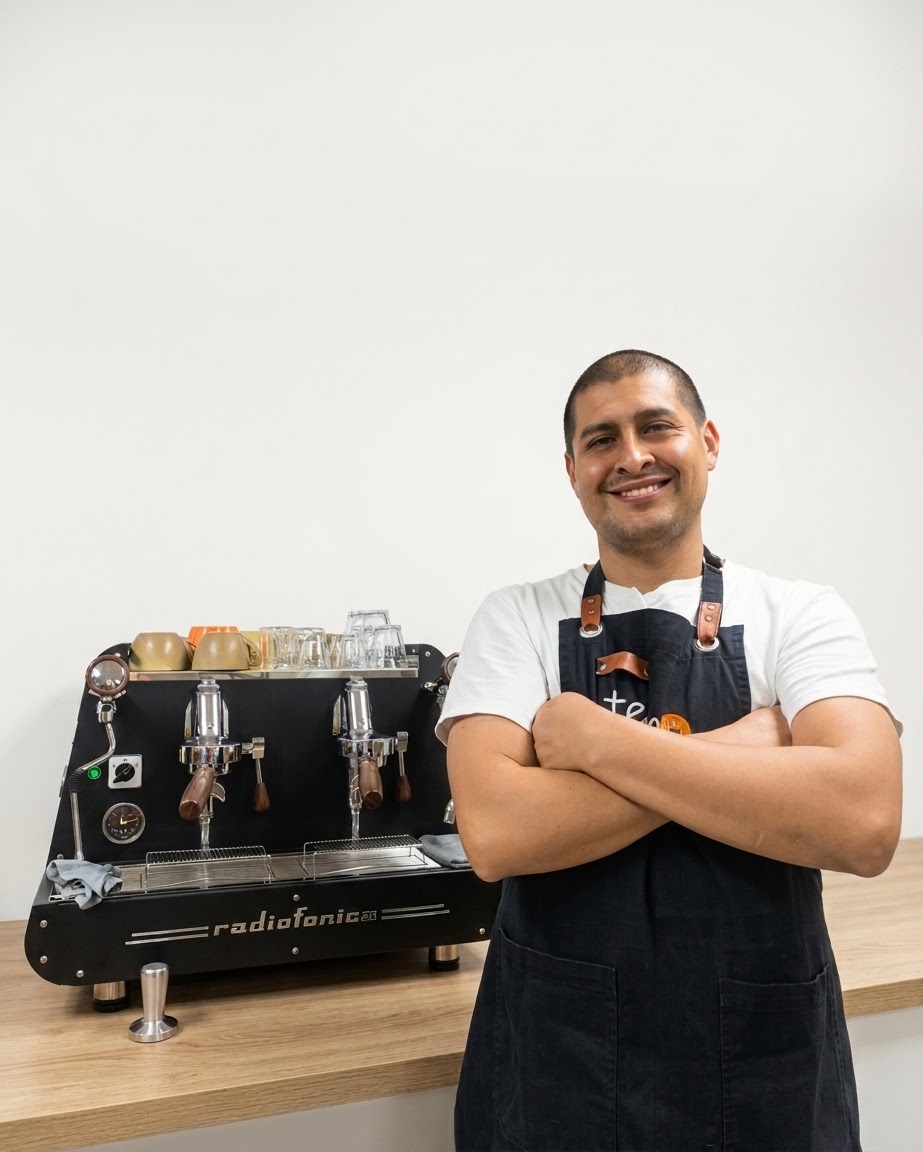 Briam Sierra Evaristo, fundador y CEO de Team Barista Perú