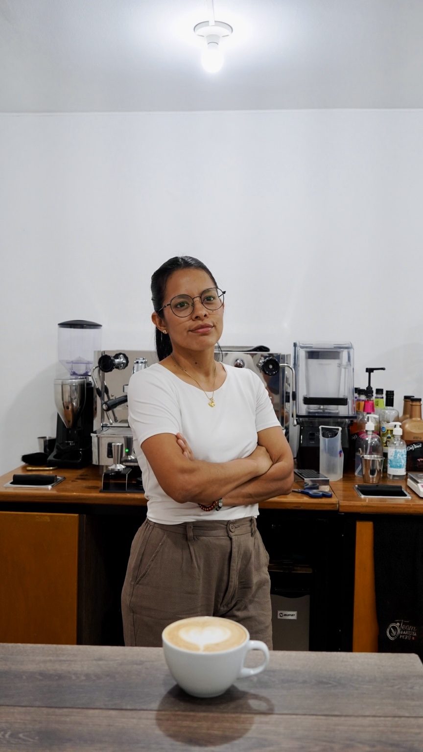 Wendy Cabrera, catadora oficial de Team Barista Perú